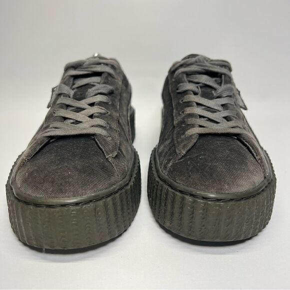 Fenty X Puma Womens Velvet Creepers in Glacier Grey 9.5 - Picture 2 of 12
